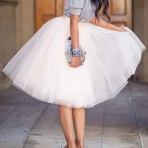 Tulle skirt